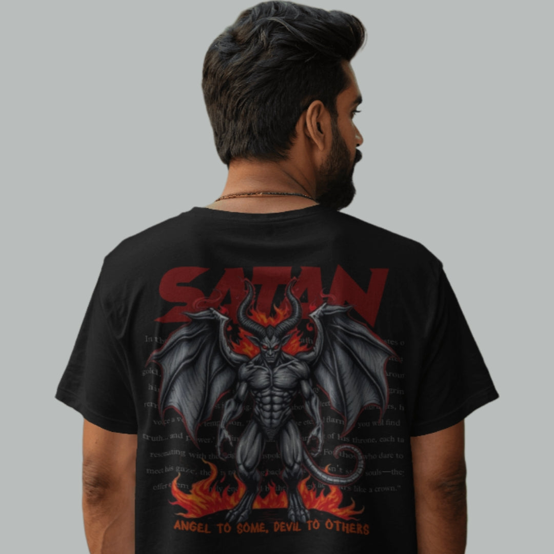 The Devil’s Mark Oversized Tee – Bold Streetwear Style